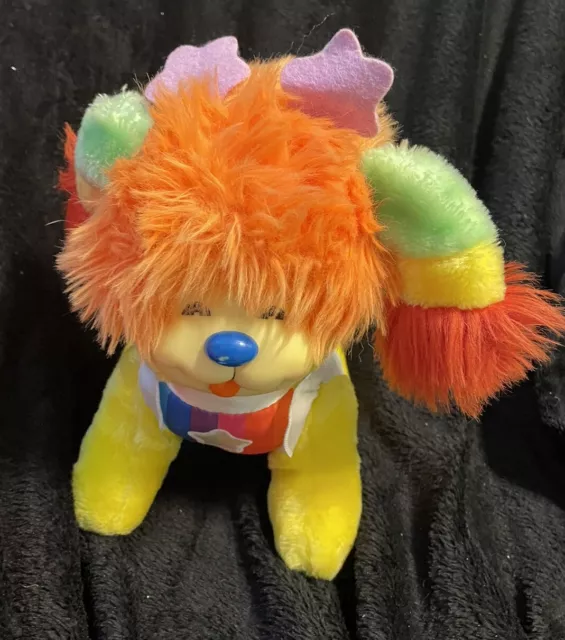 Rainbow Brite Puppy Brite Vintage 1980s Toy Plush Dog