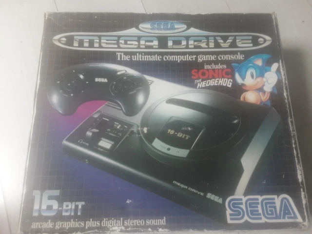 Boîte console Sega Mega Drive 1 Sonic (1 manette