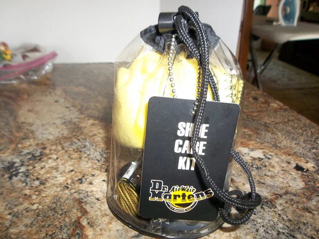 Dr. Martens Air Wair Shoe Care Kit: 2 Laces/Cloth/Wonder Balsam/Dubbin