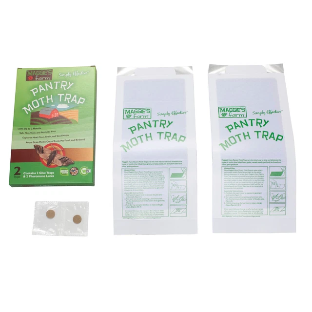 Pantry Moth Traps 2 Complete Traps Flour Moths Bird Seed Moths Pet Food Moths 2