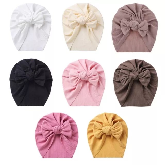 Turban Hats Cute Bow Knot Baby Hat Toddler Boys Girls 6-18Month for Head Dress A