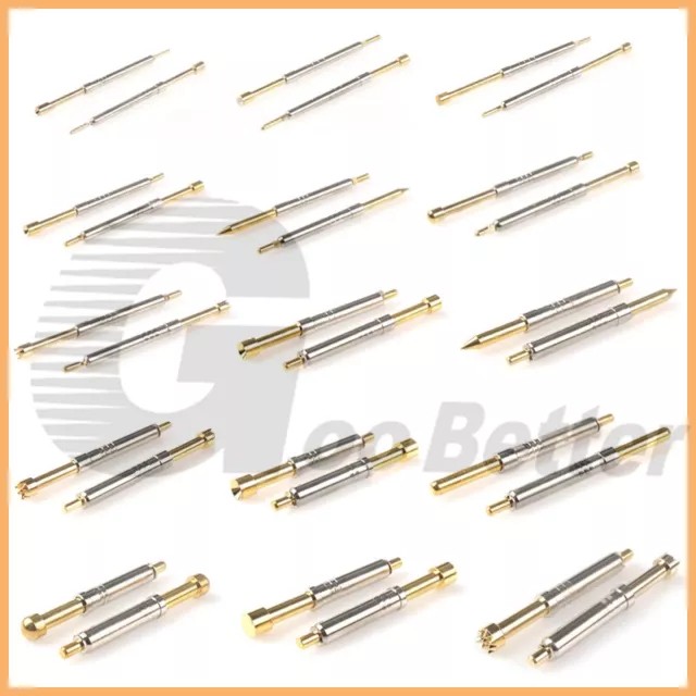 Federn Prüfspitze Punkt Metall Federkontaktstift Prüfspitze Pogo Pin 0.75 -3.4mm