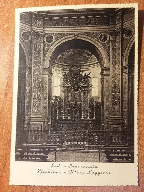 Lodi - Incoronata - Nicchione - Altare Maggiore.