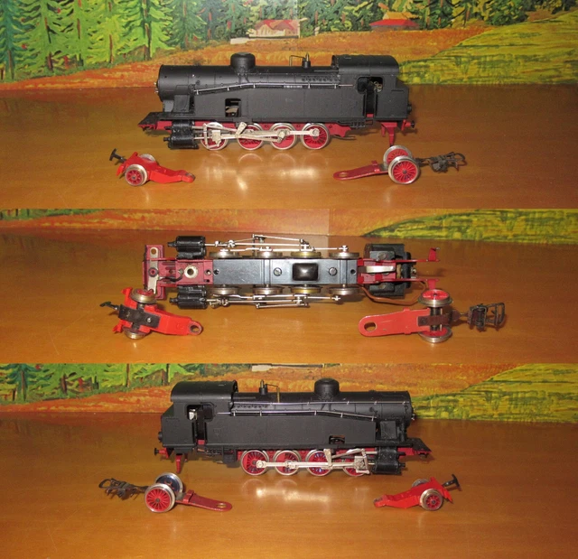 RIVAROSSI HO LOCOMOTIVE vapeur 141 T 940 014 de la FS neuve BO pas