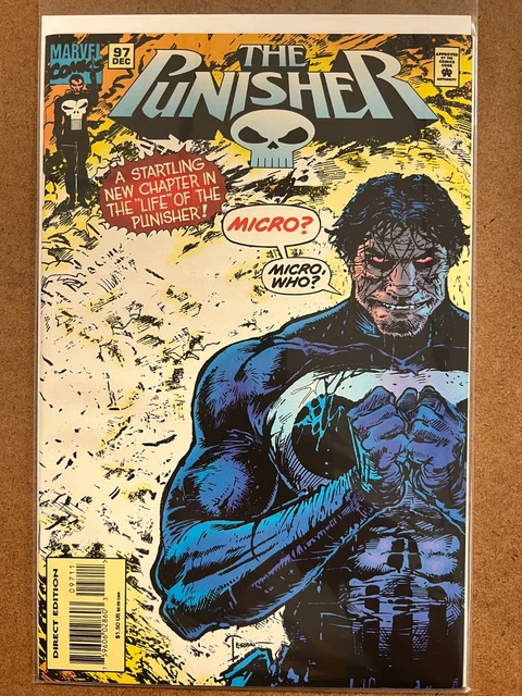 Punisher #97 (Vf/Nm) 1994 Marvel Comics - Low Print Run - Frank Teran Cvr