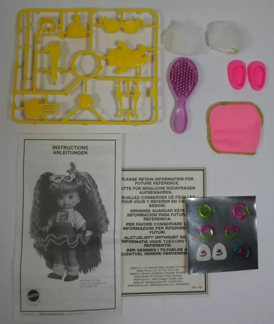 MATTEL VTG 80's PETIT WEE LIL MISS ACCESSORIES STICKERS UNUSED IN FACTORY BAG A