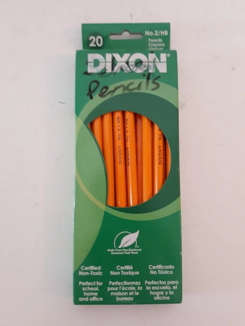 Pencils 18 Pack DIXON No.2 / HB Wood-Cased Latex Free Eraser Non-Toxic buy them