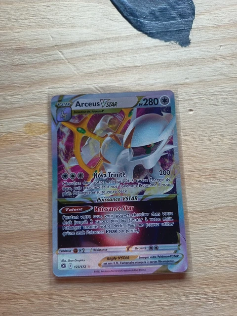 CARTE POKEMON ARCEUS Vstar 123/172 Stars Etincelantes Pv 280 2022 EUR CARTE POKEMON ARCEUS Vstar 123/172 Stars Etincelantes Pv 280 2022 EUR