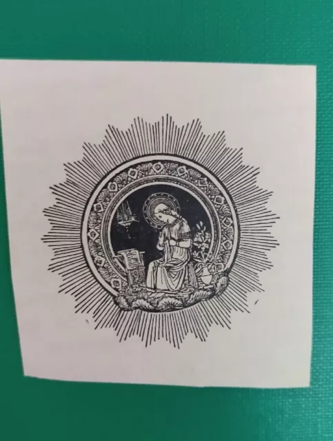 incisione ANNUNCIAZIONE SU FRAMMENTO