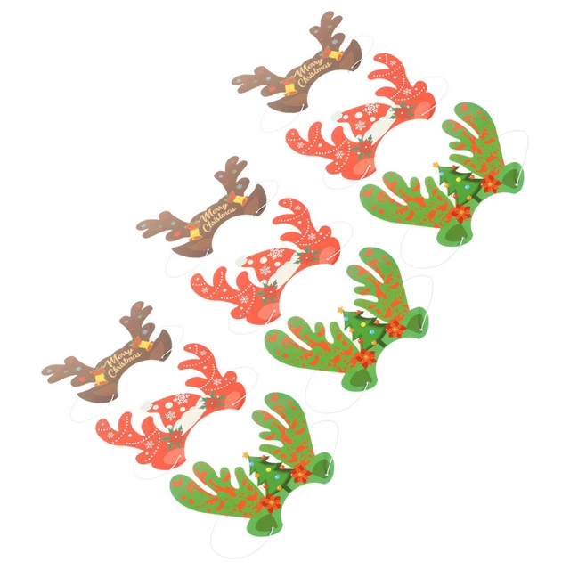 9 un. sombreros de papel para astas de Navidad astas para juegos de rol sombreros de papel sombrero para la cabeza