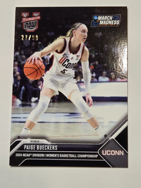 Paige Bueckers’ Love Life: Who’s The UConn Star’s Mystery BF? PAIGE BUECKERS UCONN 2023-24 Bowman U Now MARCH MADNESS Black parallel
