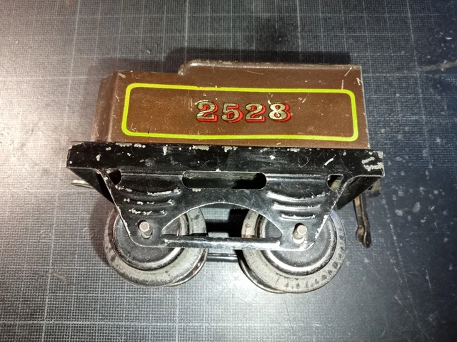 Locomotive à Vapeur Mécanique Hornby Série 2528 + Tender - écartement 0, Pour Pièces Ou Restauration