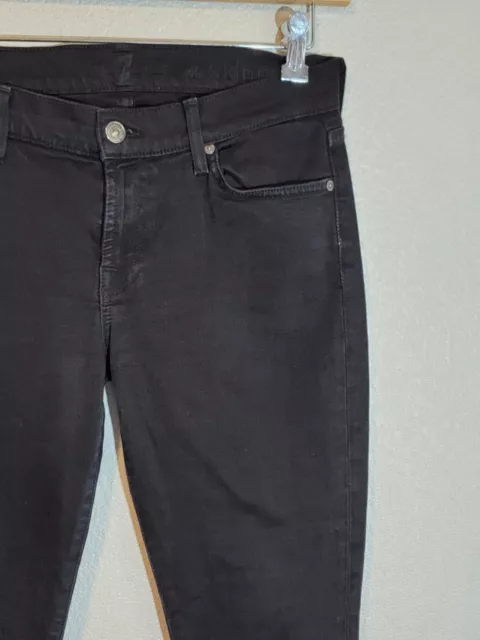 7 FOR ALL mankind jeans womens size 29 the skinny stretch mid rise ...