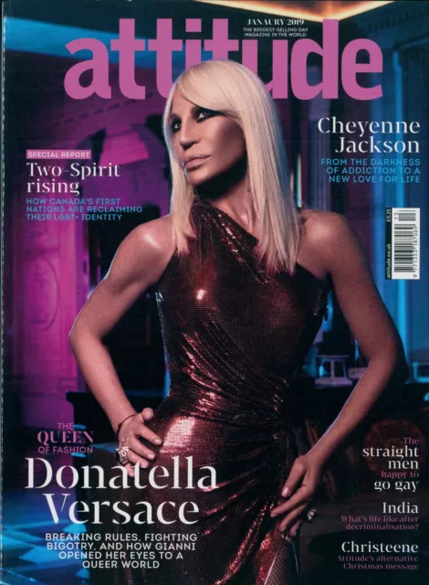 Attitude - Issue 304 - Donatella Versace cover