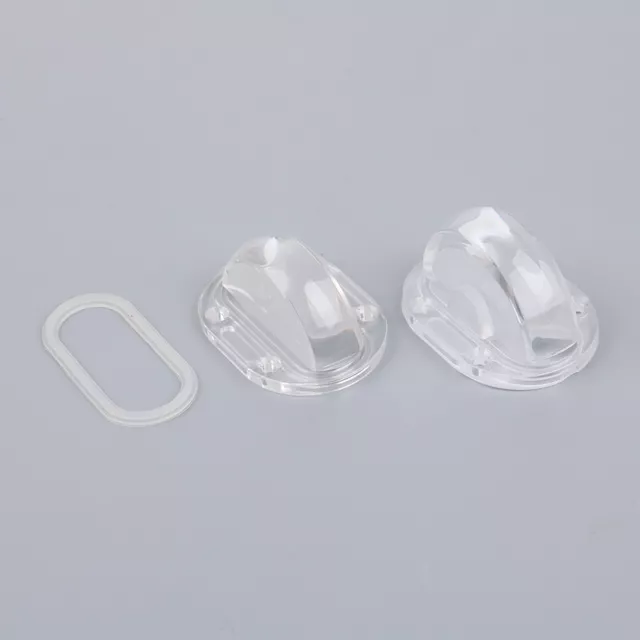 2PCS High Quality LED Car Light Lens Window Lamp Lens U Shape Reflector SN❤