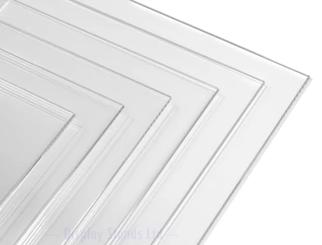 Custom Cut To Size Perspex Acrylic Plastic Sheet Clear Panel 2mm-5mm (DSA+)