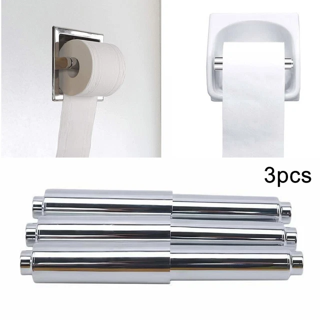 Práctico rollo de inodoro husillo plástico rollo de papel accesorios baño