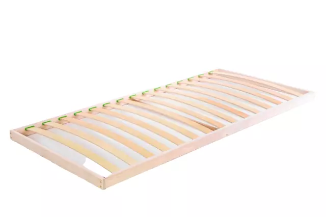 Slatted Mattress Base Single 90 x 190 cm Wooden Frame Orthopedic Easy Assembly