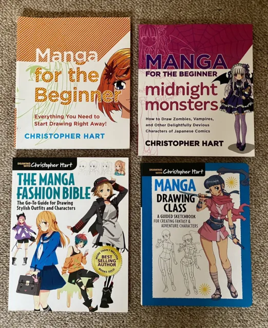 Christopher Hart Manga Drawing Book Bundle Great For Beginners