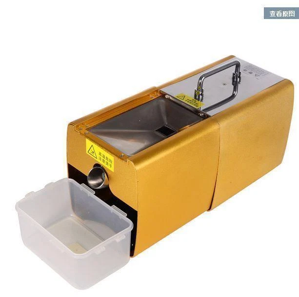 Small Peanut Oil Press Machine Oil Presser 220V 200W stainless steel Brand new O