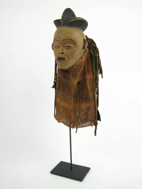 GothamGallery Fine African Tribal  Art - DRC Zaire Chokwe PWO Mask - B