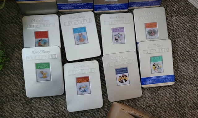 Walt Disney Treasures Collection In Original Tins Oop 2001-2009