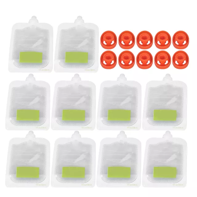 10 Pack Reusable Baby Food Pouches Baby Food Maker Baby Fruit Puree Bags Food