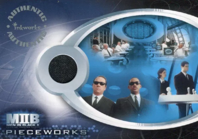 Men In Black II Movie Pieceworks Costume Card PW1 Agent's Suit Inkworks 2002