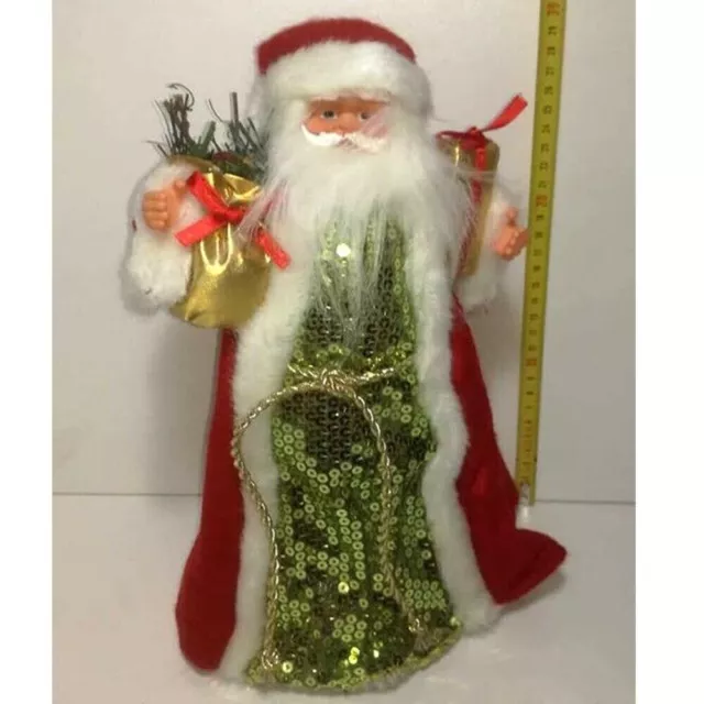 Babbo Natale da puntale per albero di natale Regali addobbi natalizi decorazioni