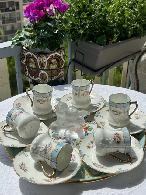 Lot 6 Soucoupes Apéritif Porcelaine Excelsa Xmas Sweet Pastels - Diamètre 15cm - Décoration Noël Festive