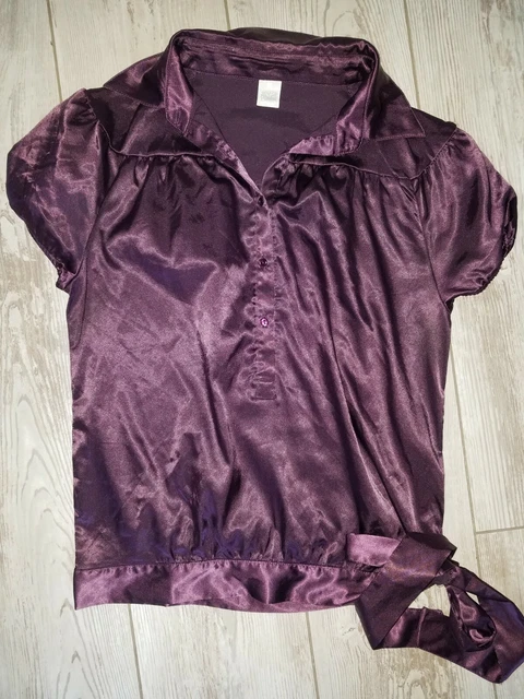 HAUT CHEMISE MANCHES courtes satin camaieu t 38 tbe EUR 2 00 PicClick FR