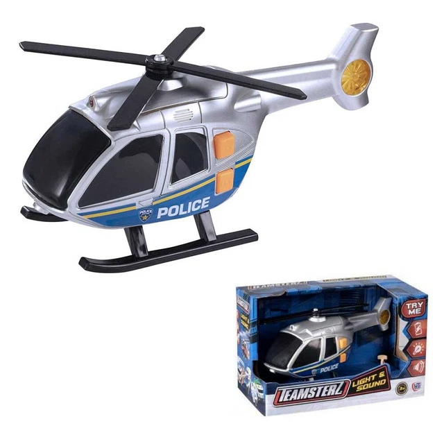 TEAMSTERZ EMERGENCY POLICE Helicopter Toy With Light And Sound Kids ...