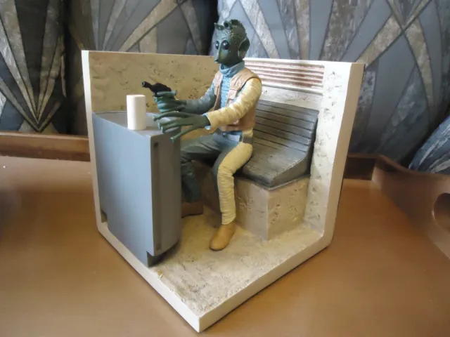 Star Wars Gentle Giant Mos Eisley Cantina Bookends Han Solo Greedo Statue 5