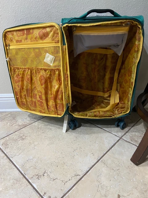 Samantha Brown Luggage Ultra Lightweight Croco Embossed Set-Green-NWT 2
