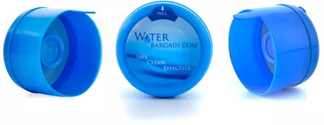 3 & 5 Gallon Water Bargain Premium BPA-FREE Water Cooler Caps - 3 Pack