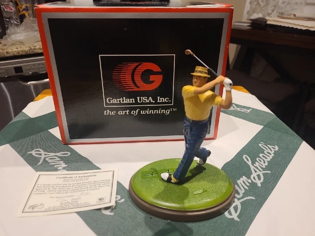 Gartlan USA 1994 Sam Snead Porcelain Figure Limited COA 414 Of 5000