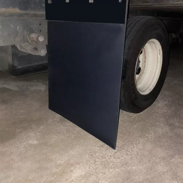 Pair Universal Rubber Pickup Semi-Truck Mud Flaps Splash Protector 18"x20" Black Pair Universal Rubber Pickup Semi-Truck Mud Flaps Splash Protector 18"x20" Black