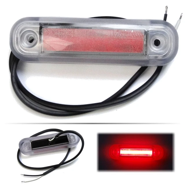 Umrissleuchten 12v 24v 2x LED Umrissleuchte Positionsleuchte Weiß Rot Begrenzungsleuchte Umrissleuchte Wohnwagen