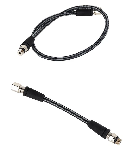 Tuyau Haute Pression Plongée Fibre Carbone - Régulateur Précis Interface 7/16-20UNF
