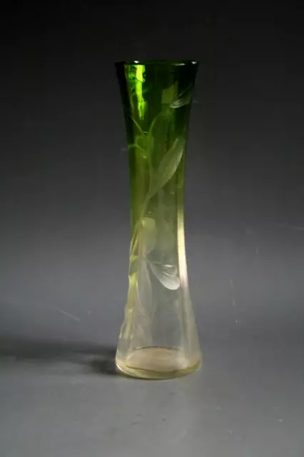 Antique Art Nouveau Moser Glass Vase