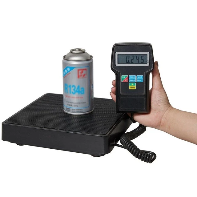 Digital HVAC A/C Refrigerant Charging Scale Freon Weight Case Measuring Tools