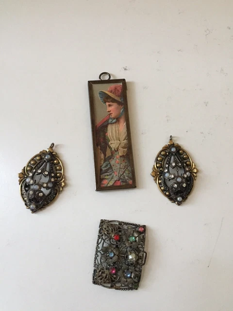 Lot De Bijoux Fantaisie D'occasion Pour Création Et DIY