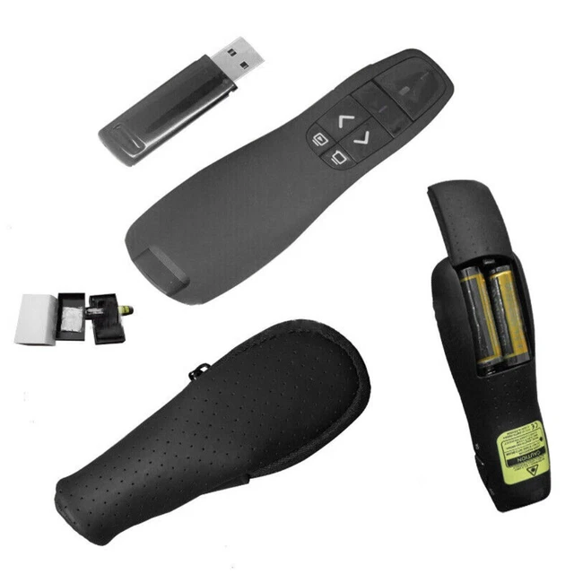 Point One Technology Remote Control PPT PRESENTER PRESENTATION Pointer Power Point Clicker PPT Remote ...