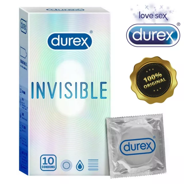 20/30/50 Durex Invisible Super Ultra Thin Kondome Hochempfindlich Dünnste...