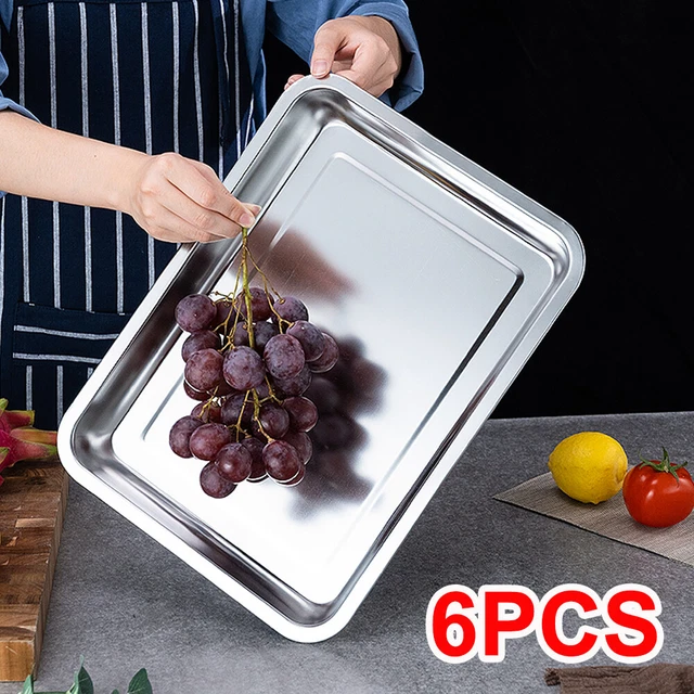 6pcs 2" Full Size Deep Buffet Steam Table Pots Anti-clog Restaurant Food Pans US