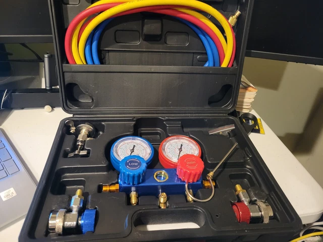 Air Conditioner Gauges & Diagnostic Gauge Set with Hose