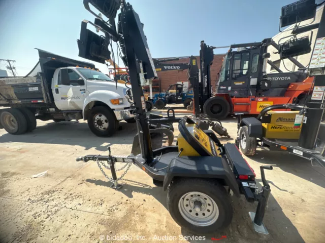 2022 Allmand Night-Lite GR Series Chain Towable Light Tower Generator bidadoo
