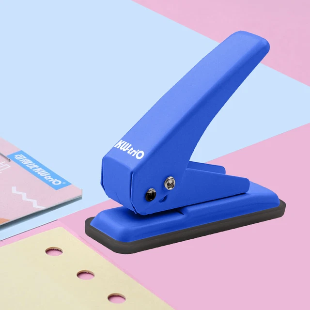 Máquina perforadora portátil de un solo orificio de 6 mm para (azul oscuro)