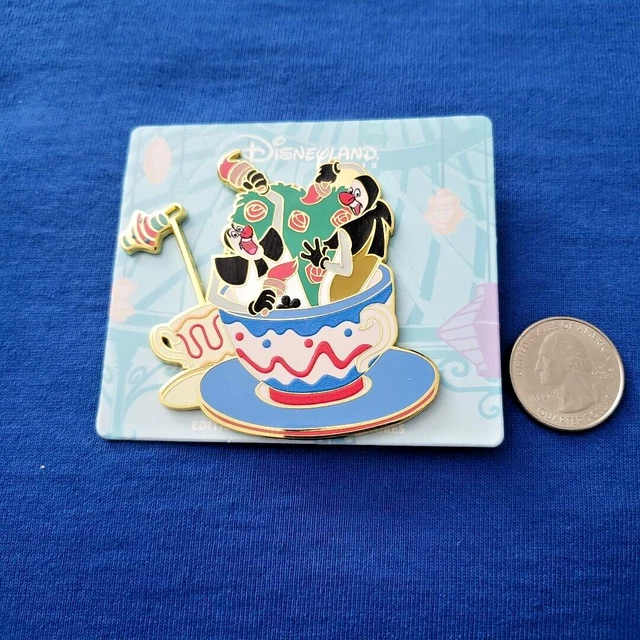 DISNEYLAND PARIS TEA Cup Pin 2024 Alice in Wonderland Cards DLPR Disney LE 700 £36.64 PicClick UK