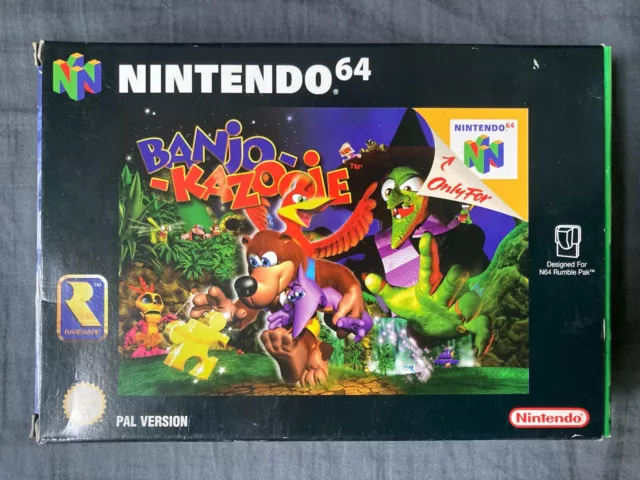 Banjo Kazooie N64 Nintendo 64 PAL Box Only